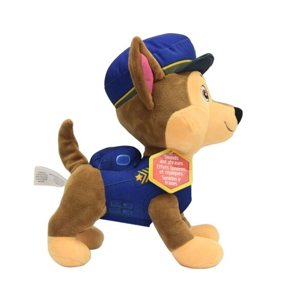 Paw Patrol Chase Plush Toy With Sound Effects Interactive Toy 12" Stuffed Animal - Picture 3 of 5
